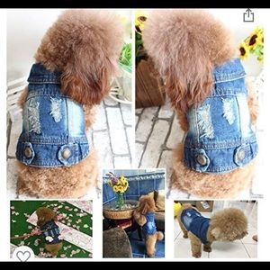Dog distressed Levi jacket